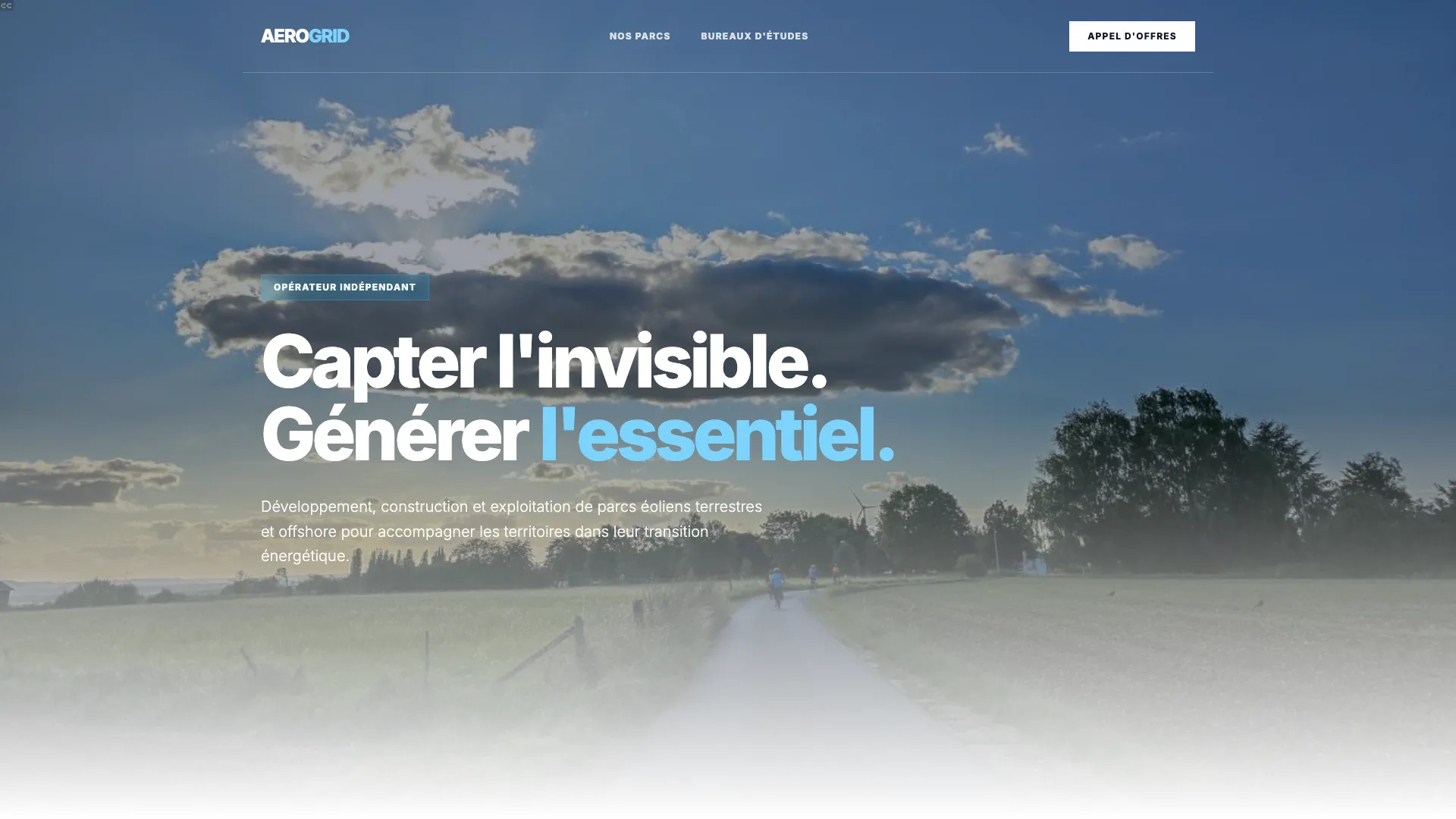 Template Énergie & Écologie - Modèle 4 (Wind Power) 🌬️
