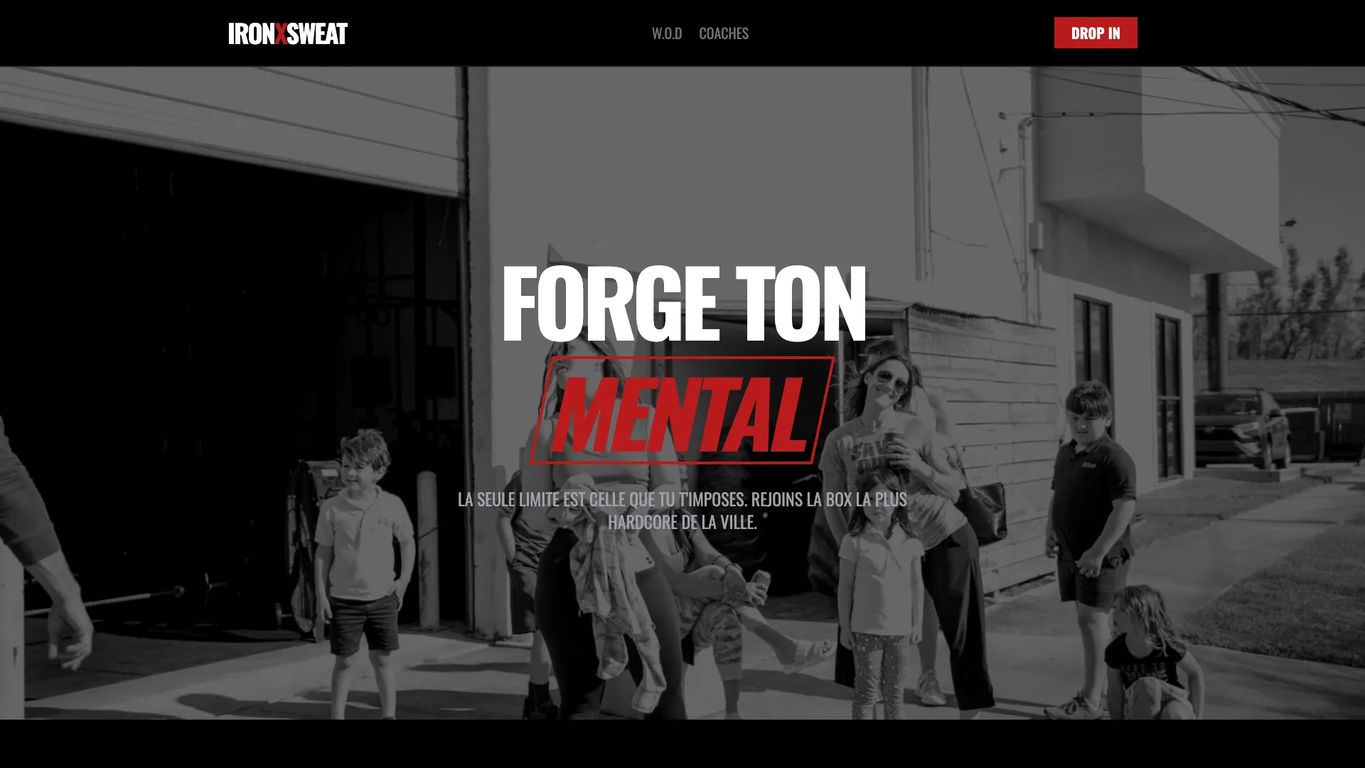 Template Gym & Fitness - Modèle 2 (Iron & Sweat) 🏋️