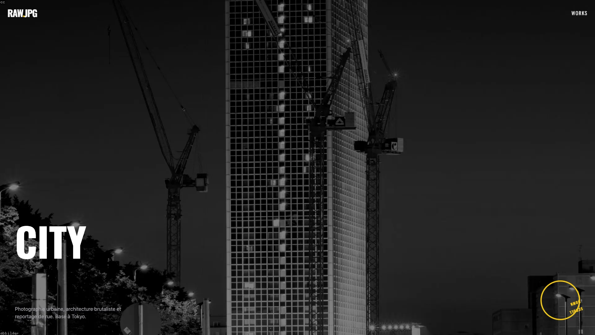 Template Photographie - Modèle 3 (Urban & Street) 🏙️