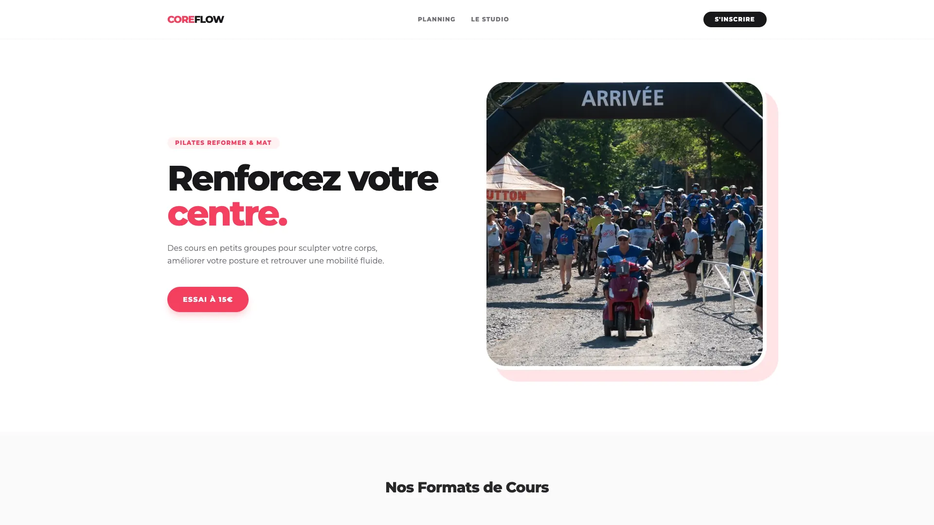 Template Beauté & Bien-être - Modèle 3 (Pilates Studio) 🤸‍♀️