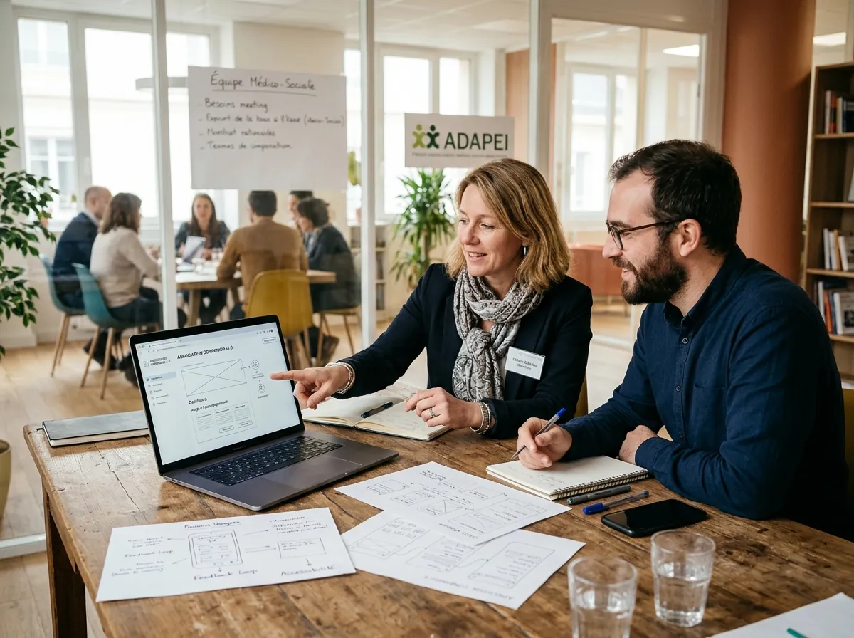 Atelier collaboratif de co-conception numérique entre DevEvoke et des décideurs d'organisation